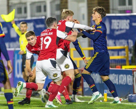 Max Dowman’s reaction to a tackle in Arsenal’s stunning loss to Fleetwood has earned him a three-match ban