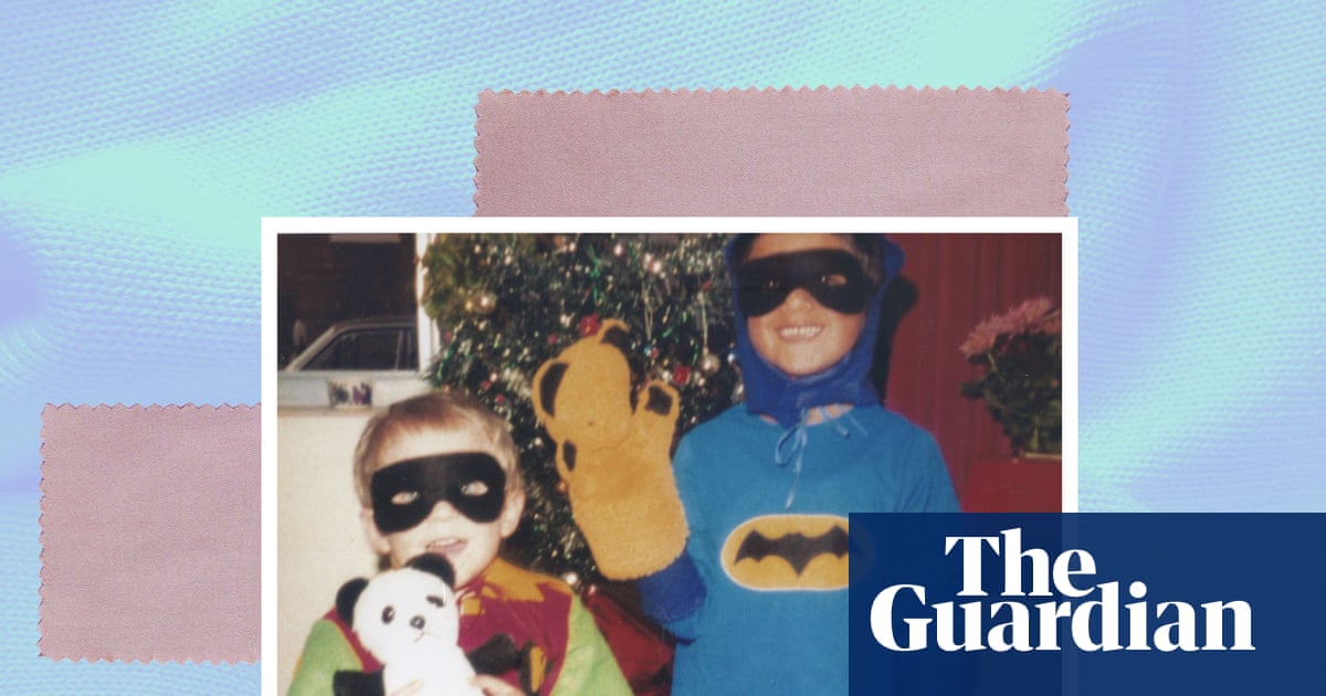 My favourite childhood outfit: Batman is one of my finest looks ever I'd use this on my passport, if I could'