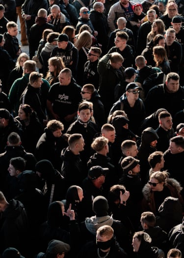 Nazi demonstration at Berlin’s Ostkreuz station (from the series One of Us)