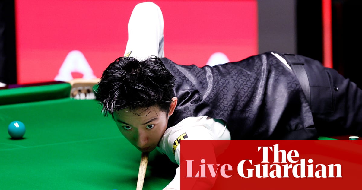 World Snooker Championship 2026: Wu Yize in control of Crucible final against Shaun Murphy