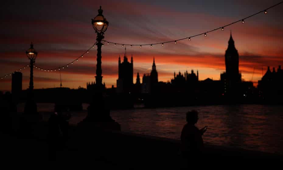 Westminster at sunset