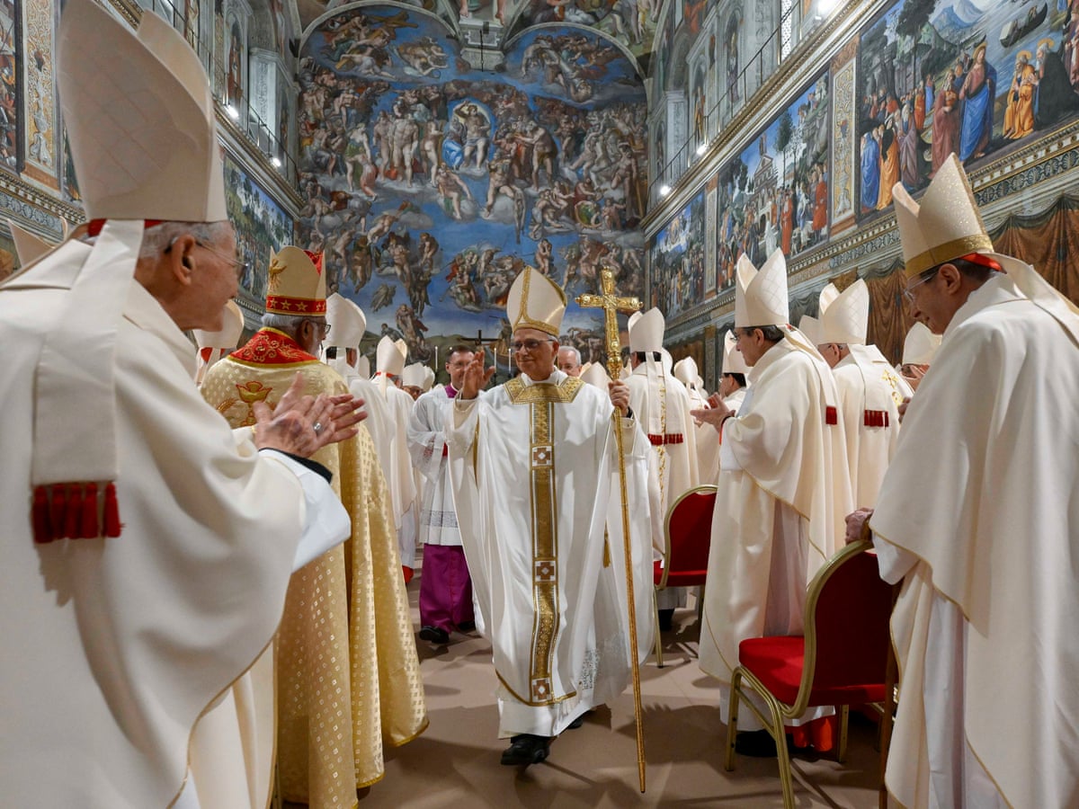 Pope Leo XIV laments people valuing 'technology, money and success' over Christianity in first mass as pontiff – as it happened | Pope Leo XIV | The Guardian