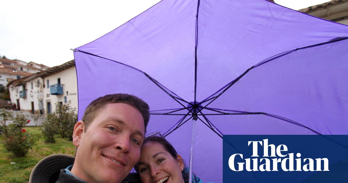 The moment I knew: Sheltering under his lavender umbrella felt like pure stardust'