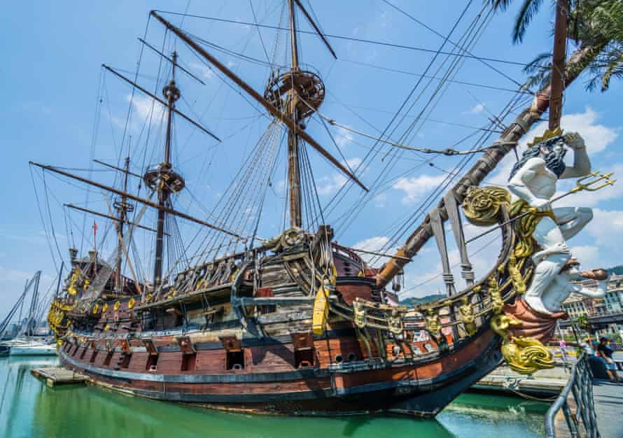 The Neptune, a replica of a 17th-century Spanish galleon, built for the 1985 film Pirates.