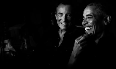 Renegades: Born in the USA promotional image of Springsteen and President Obama