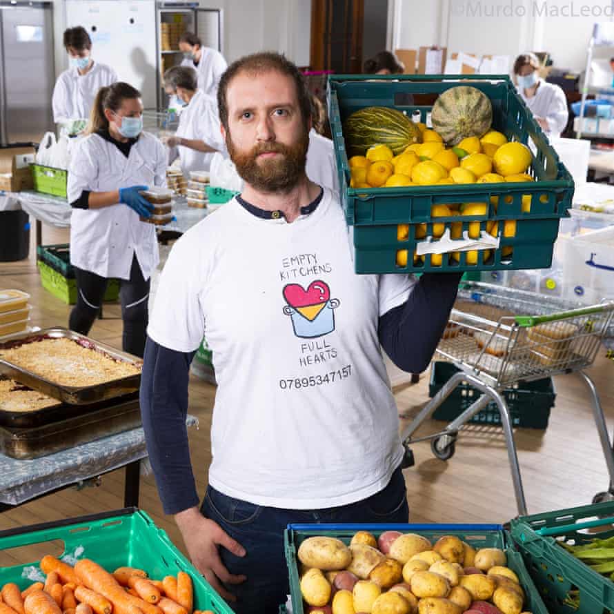 Founder Lewis McLachlan of Leith’s Empty Kitchens, Full Hearts.