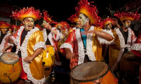 Carnival in Montevideo, Uruguay.