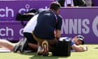 Andy Murray injured at Queen's to cast doubts on Wimbledon swansong