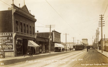 Calgary in Alberta, Canada, in 1910.