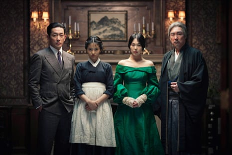 ‘Lavishly sinister’: Ha Jung-woo, Kim Tae-ri, Kim Min-hee and Jo Jin-woong in The Handmaiden.