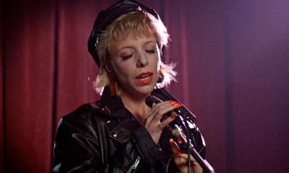 Julee Cruise singing the theme song Falling from the pilot episode of the hit television series Twin Peaks, 1990.