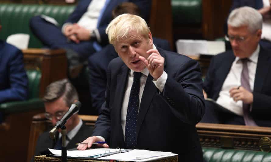 Boris Johnson speaking after announcing a 1.25% increase in National Insurance.