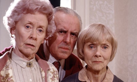 Ure in 1990 with George Cole and Renee Asherson in the ITV comedy-drama Life After Life.