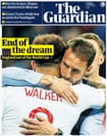 Guardian front page, Thursday 12 July 2018