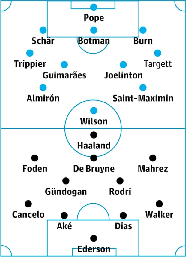Newcastle v Manchester City