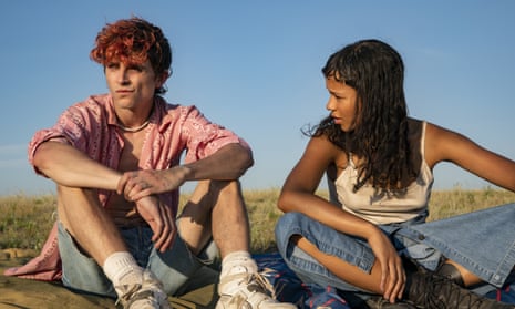 Timothée Chalamet and Taylor Russell in Bones and All.