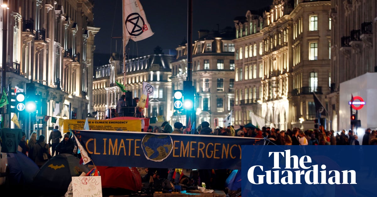More than 100 people arrested in London climate change protests | UK news