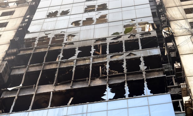 Two owners of the FR Tower in Dhaka, where 26 people were killed in a fire, have been arrested. 