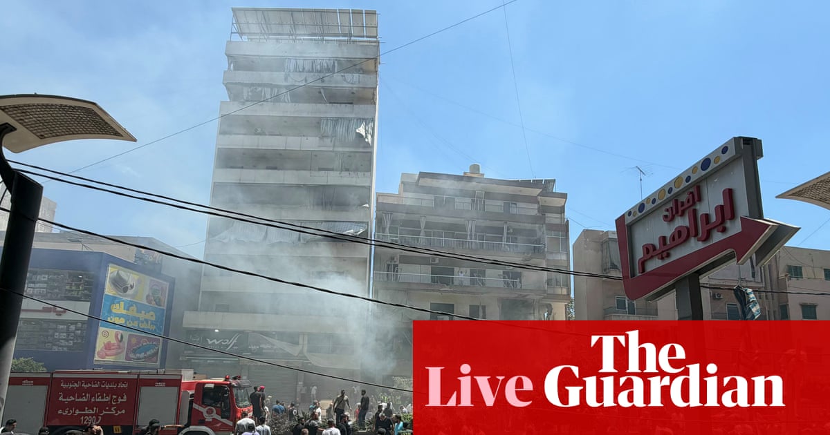 Middle East crisis live: Iran says Israeli attack on Beirut show lack of US willing after Trump says peace deal will be signed today