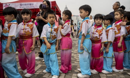 Children in Hong Kong, China