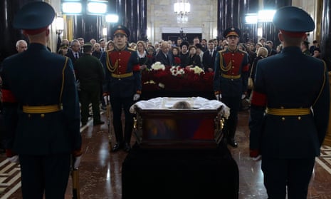 Memorial ceremony for the Russian ambassador to Turkey, Andrei Karlov