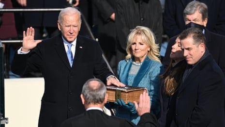 Joe Biden becomes 46th US president: key events from the day – video report 