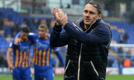 Paul Hurst's new Shrewsbury side are riding the crest of a wave |  Shrewsbury | The Guardian