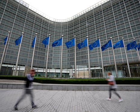 The European Commission building in Brussels.