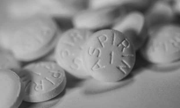 White Aspirin close up