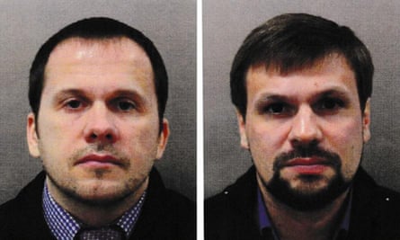 Photos issued by the Metropolitan police of Alexander Petrov and Ruslan Boshirov.