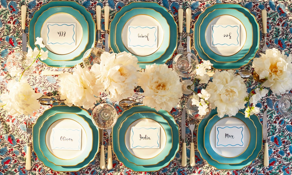 Napkins Are The New Fashion The Improbable Rise Of Tablescaping Homes The Guardian