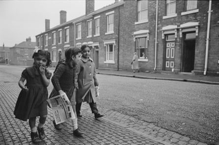 Children in Smethwick, December 1964, when the Conservative candidate won the seat with a racist campaign slogan