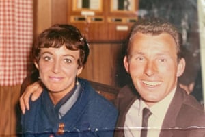 Barbara Ball and Martin Ball on an evening out in Jersey circa 1967.