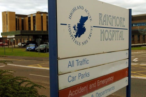 Raigmore hospital in Inverness.