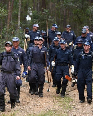 Police in the bush