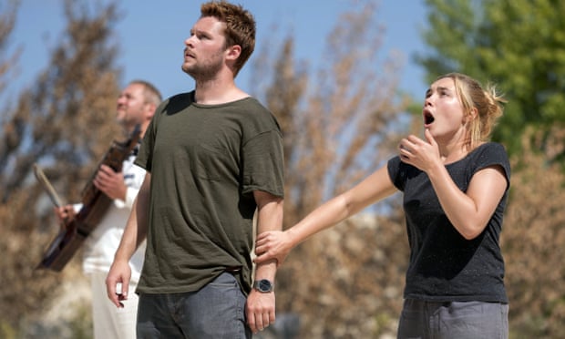 Terrifying … Jack Reynor and Florence Pugh in Midsommar.