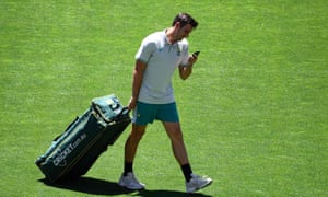 Australian cricket team captain Pat Cummins seen at a training session at Adelaide Oval before being deemed a close contact of a positive Covid-19 case.