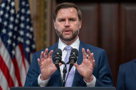 JD Vance threatens health funding to states that don’t comply with White House anti-fraud effort - The Guardian
