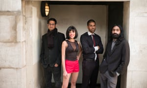 The Ska Vengers assemble ... (from left) Chaitanya Bhalla, Samara Chopra, Taru Dalmia and Nikhil Vasudevan. 