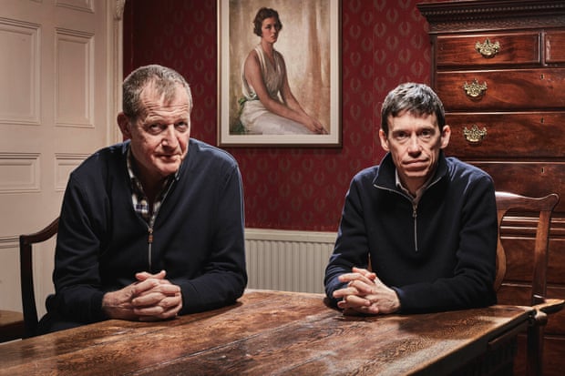 Rory Stewart with his podcast co-host, Alastair Campbell