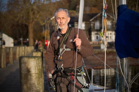 Tony Coldwell, who has a boat moored up at Waterhead on Windermere.