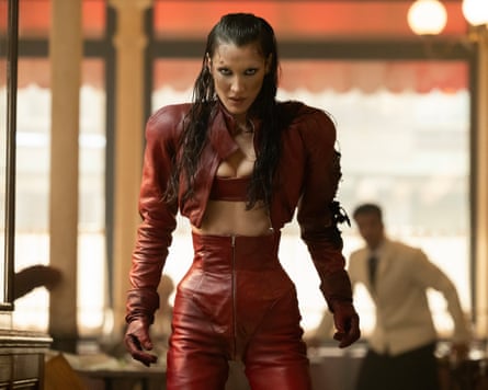 Bella Hadid as Ruby in The Beauty on Disney+.