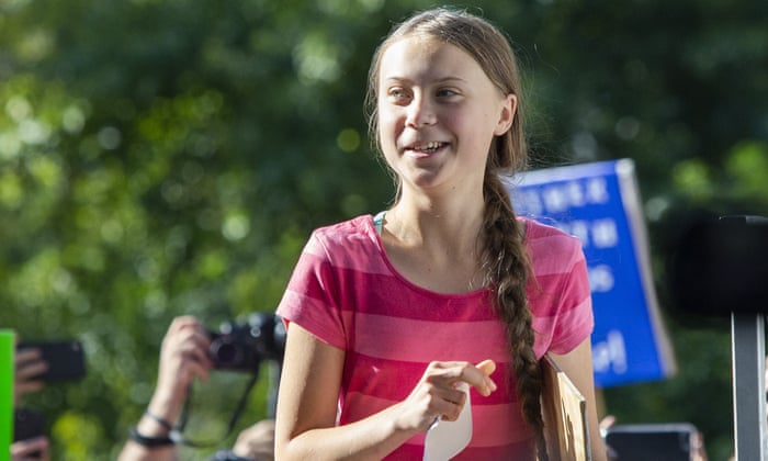 Global Climate Strike Greta Thunberg And School Students