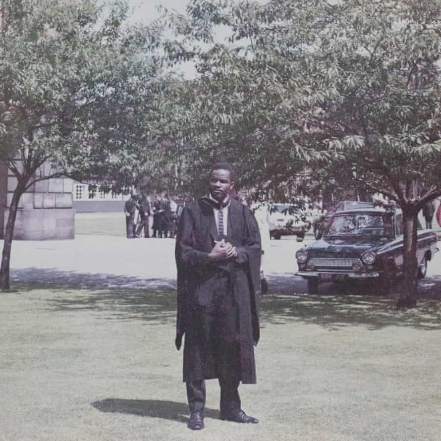 Burke in graduation gown