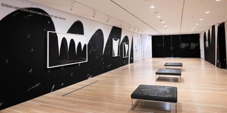 Installation view in an art gallery