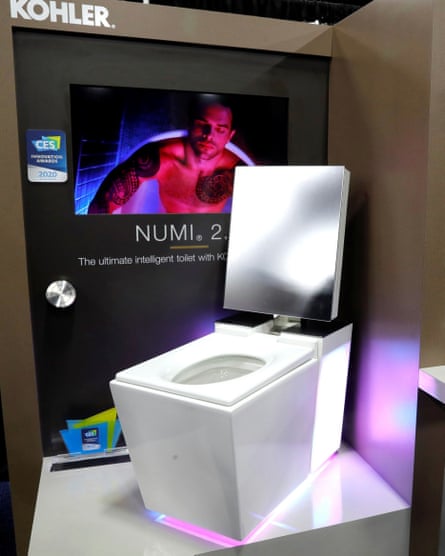 The Numi intelligent toilet, unveiled at CES 2020 by the US brand Kohler