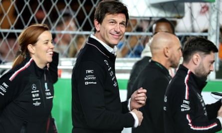 Toto Wolff at the Las Vegas GP