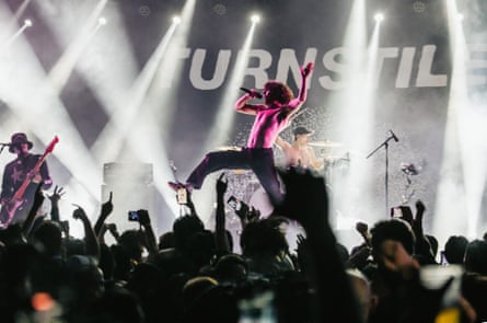 Turnstile in concert in Guadalajara, Mexico