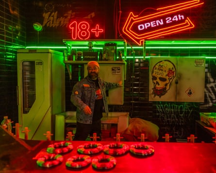 Marcin Łukaszewski, Social Media Manager at CD Projekt Red, gives a tour of the company's headquarters in Warsaw.