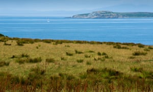 A view out to sea on the Mull of Kintyre